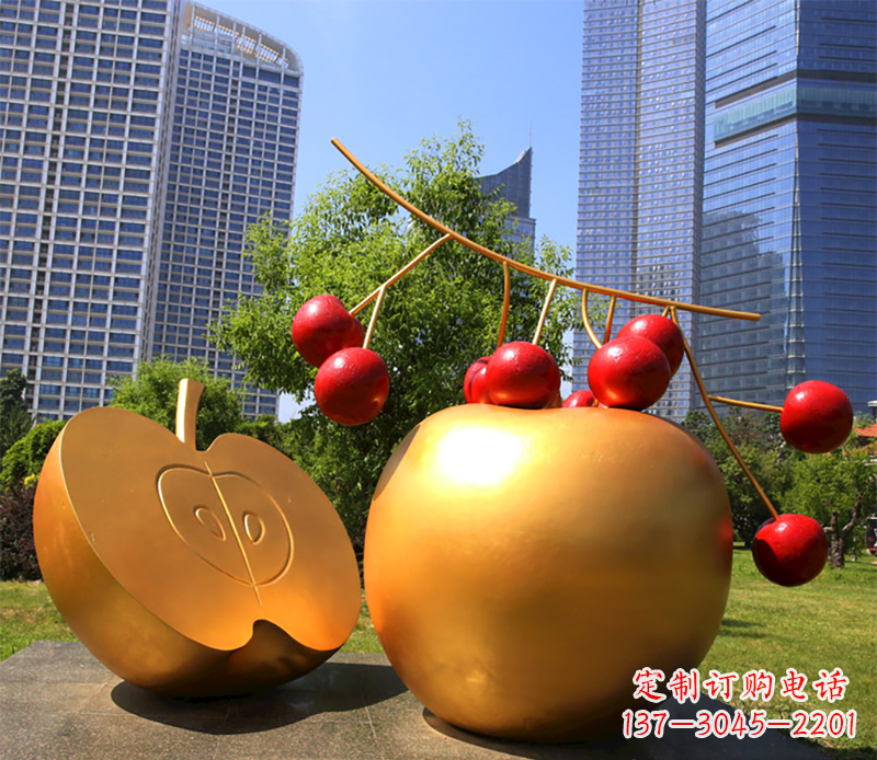 甘肃户外水果雕塑
