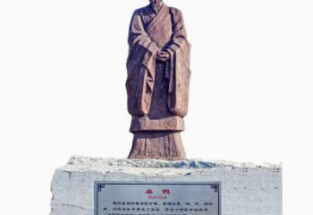 甘肃紫铜历史人物中国著名医学人物雕塑像